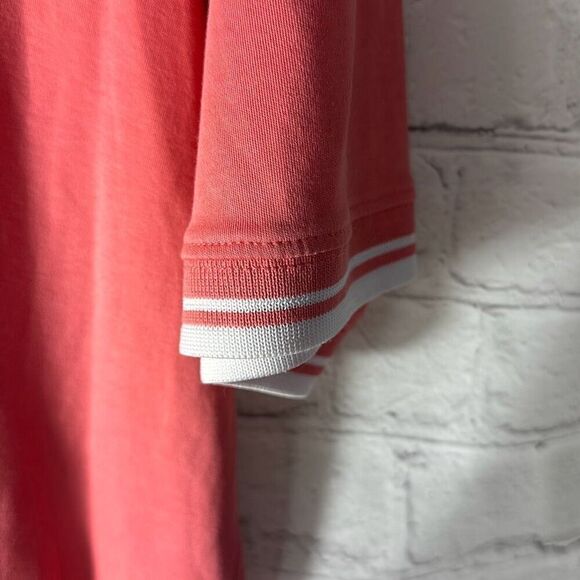 Duck Head Mens Pink Pima Cotton Polo shirt size L Large - Picture 3 of 7